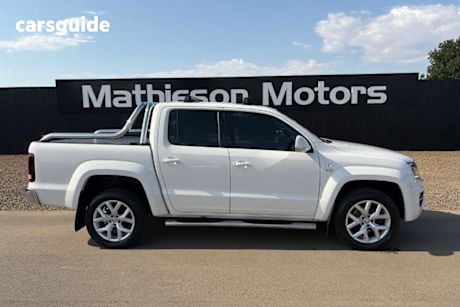 White 2017 Volkswagen Amarok Dual Cab Utility V6 Tdi 550 Ultimate