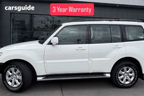 White 2021 Mitsubishi Pajero Wagon Glx5 (4X4) 5 Seat