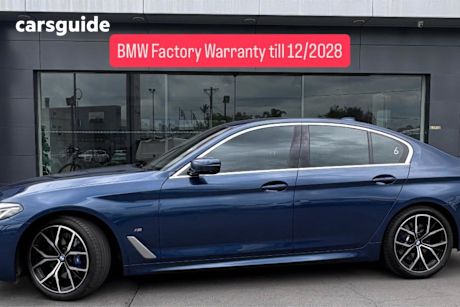 Blue 2023 BMW 530D Sedan M Sport Lci