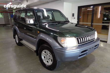 Green 1998 Toyota Landcruiser Prado SUV VX GRANDE 4X4