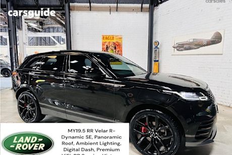Black 2019 Land Rover Range Rover Velar Wagon D180 R-Dynamic Se (132Kw)