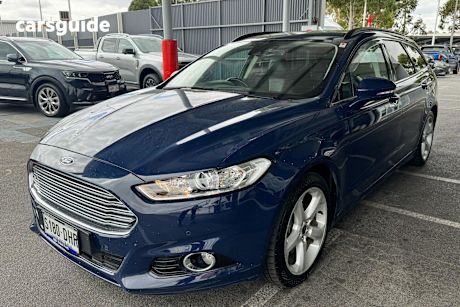 Blue 2018 Ford Mondeo Wagon Trend Tdci