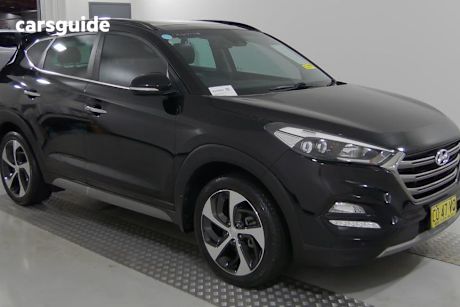 Black 2017 Hyundai Tucson Wagon Highlander (Awd)