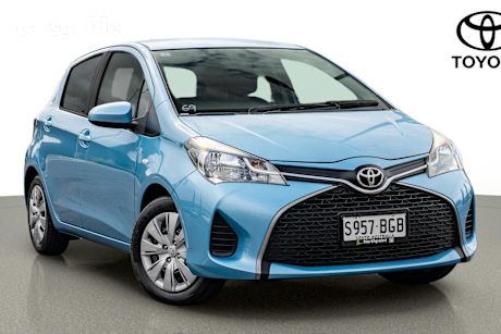 Blue 2015 Toyota Yaris Hatchback Ascent