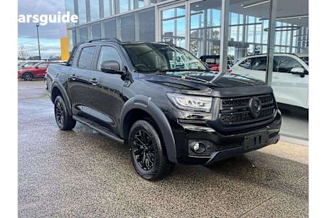 Black 2025 GWM Cannon Dual Cab Utility Vanta (4X4)