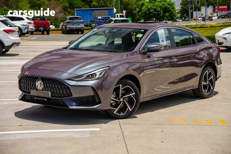 Grey 2025 MG MG5 Sedan Essence