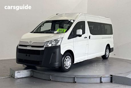 White 2025 Toyota HiAce Bus Slwb Commuter (12 Seats)