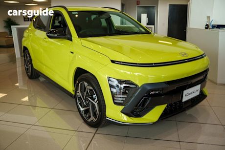 Yellow 2025 Hyundai Kona Wagon Elite