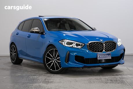 Blue 2020 BMW M135I Hatchback Xdrive