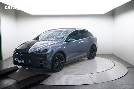 Grey 2020 Tesla Model X Wagon Performance