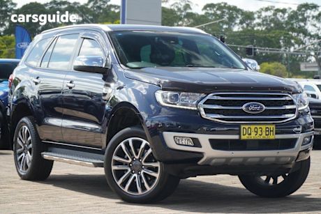 Blue 2020 Ford Everest Wagon Titanium (4Wd)