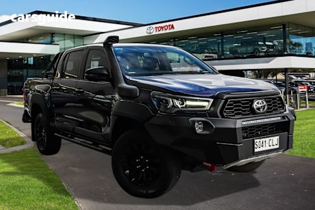 Blue 2021 Toyota Hilux Double Cab Pick Up Rugged X (4X4)