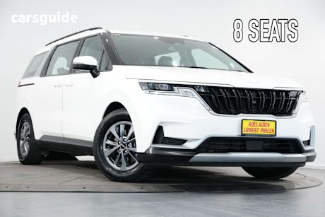 White 2022 Kia Carnival Wagon S