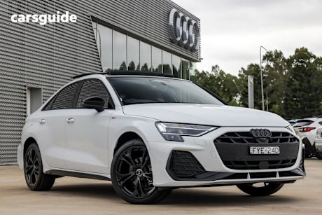 White 2026 Audi A3 Sedan 40 Tfsi Quattro