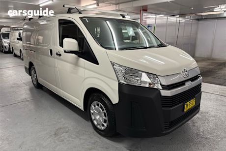 White 2019 Toyota HiAce Van Lwb