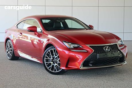 Red 2017 Lexus RC350 Coupe F Sport