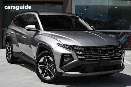 Silver 2025 Hyundai Tucson Wagon Elite Hybrid (Fwd)