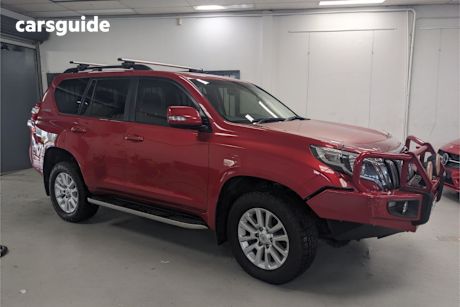 Red 2016 Toyota Landcruiser Prado Wagon Vx (4X4)