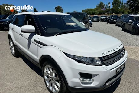 White 2012 Land Rover Range Rover Evoque SUV TD4 PURE 4X4