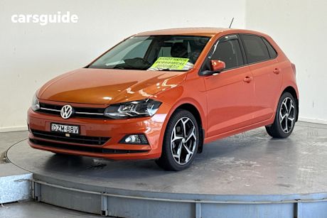 Orange 2018 Volkswagen Polo Hatchback 85Tsi Comfortline