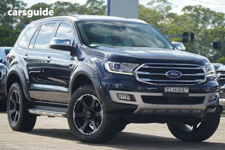 Blue 2020 Ford Everest Wagon Titanium (4Wd)