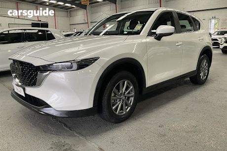White 2024 Mazda CX-5 Wagon G25 Maxx Sport (Fwd)