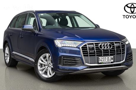 Blue 2023 Audi Q7 Wagon 45 Tdi Quattro Dynamic Black