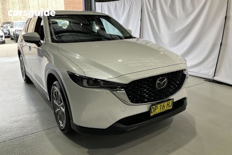 White 2022 Mazda CX-5 SUV MAXX SPORT (FWD)