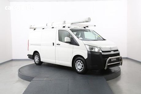 White 2024 Toyota HiAce Van Lwb