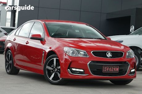 Red 2017 Holden Commodore Sedan Sv6