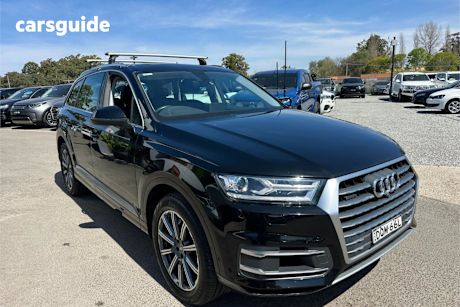 Black 2017 Audi Q7 Wagon 3.0 Tdi Quattro