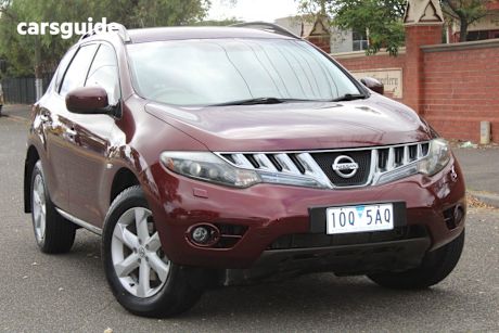 Red 2009 Nissan Murano Wagon Ti