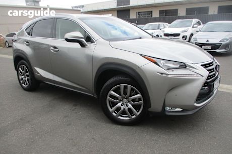 Silver 2016 Lexus NX300H Wagon Luxury Hybrid (Fwd)