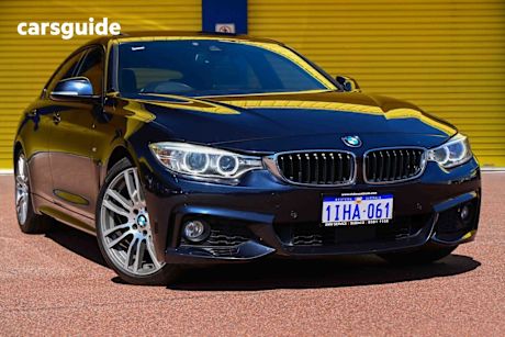 Blue 2016 BMW 430I Coupe Gran Coupe Sport Line