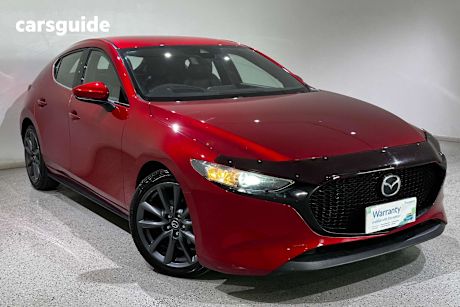Red 2021 Mazda 3 Hatchback G20 Touring