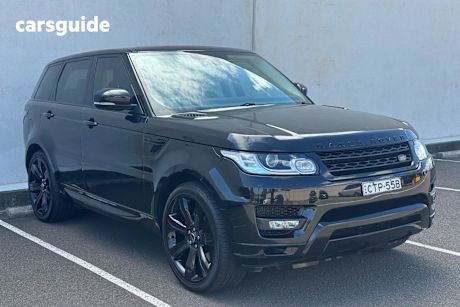Black 2014 Land Rover Range Rover SUV SPORT 3.0 TDV6 SE LW