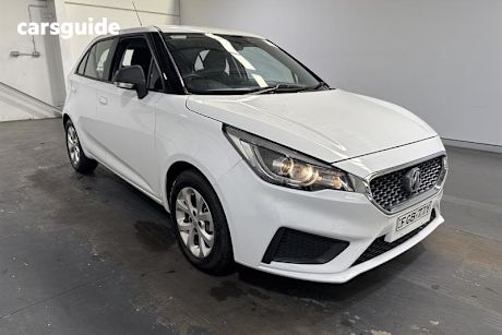 White 2024 MG MG3 Hatchback Core