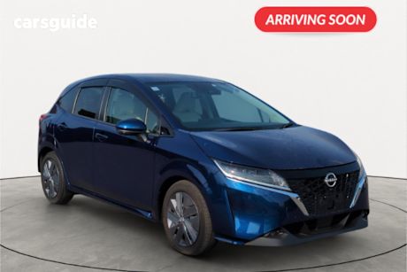 Blue 2022 Nissan Note Hatch E-POWER X