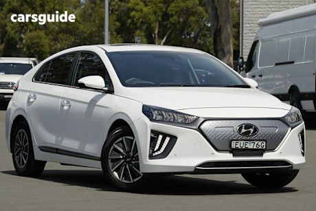 White 2022 Hyundai Ioniq Hatchback Electric Premium