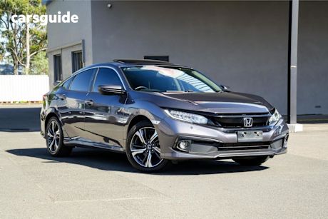 Grey 2020 Honda Civic Sedan Vti-Lx