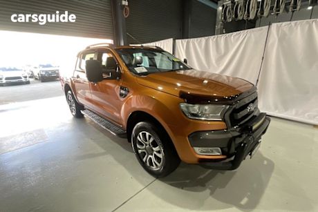 Orange 2015 Ford Ranger Dual Cab Pick-up Wildtrak 3.2 (4X4)