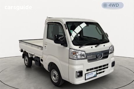 White 2022 Daihatsu Hijet Ute Tray TRUCK EXTRA 4WD