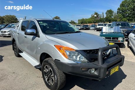 Silver 2012 Mazda BT-50 Dual Cab Utility Gt (4X4)