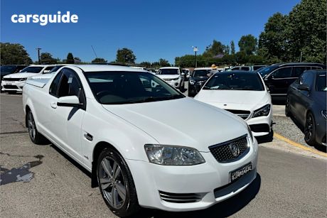 White 2013 Holden UTE Utility