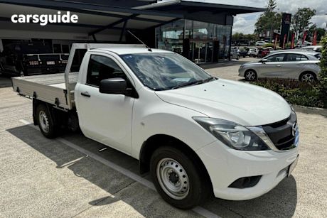 White 2017 Mazda BT-50 Cab Chassis Xt (4X2)