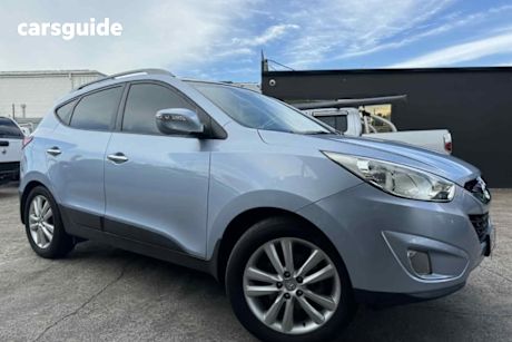 Blue 2012 Hyundai IX35 Wagon Highlander (Awd)