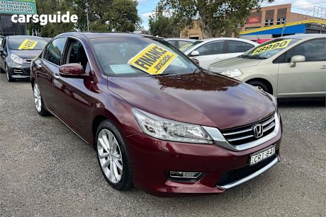 Red 2013 Honda Accord Sedan Vti-L