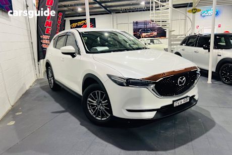 White 2017 Mazda CX-5 Wagon Maxx Sport (4X4)
