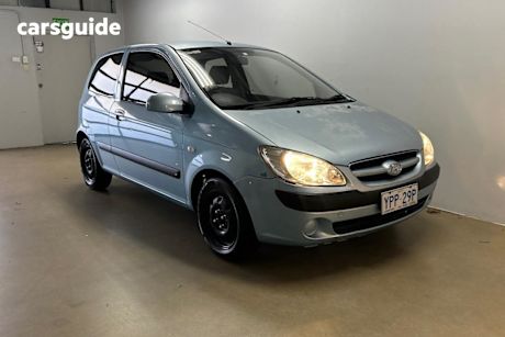 Blue 2008 Hyundai Getz Hatchback Sx