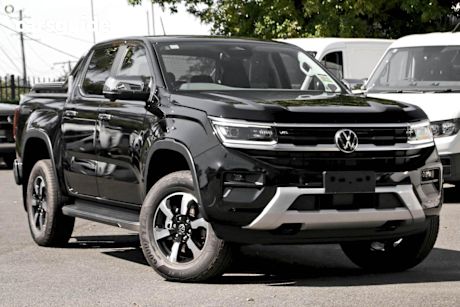 Black 2025 Volkswagen Amarok Dual Cab Utility Style Tdi600 4Motion